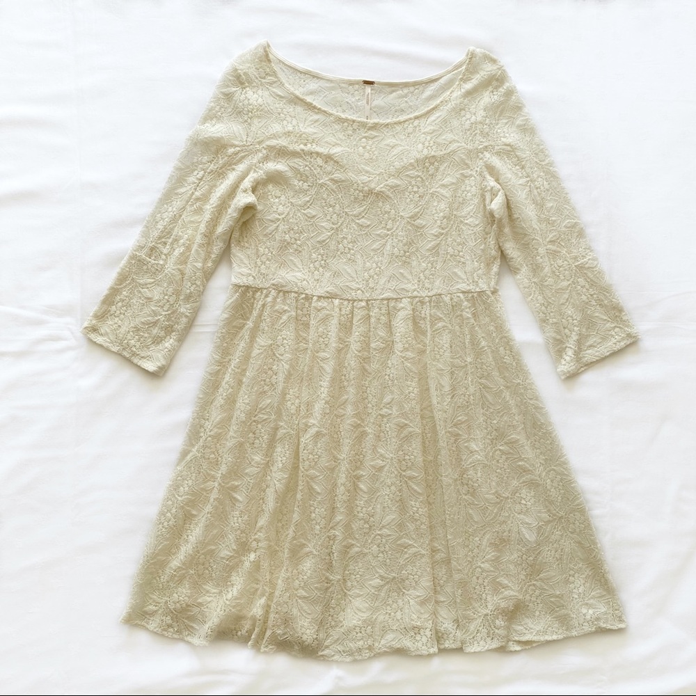 Free People Sweetheart Overlay Dress